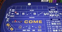 Craps layout at Coral Casino