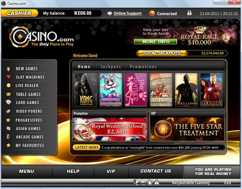 Casino No Deposit Code