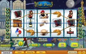 Cafe Paris Slot Machine