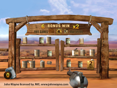 John Wayne slot machine bonus round
