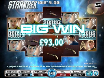 Star Trek Against All Odds Slot Machine