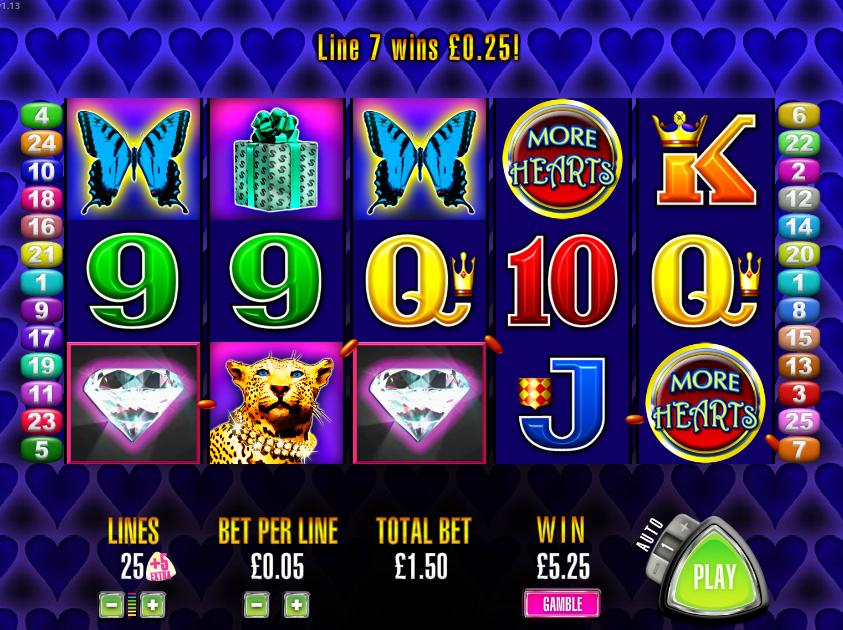 Aristocrat More Hearts Slot Machine Online