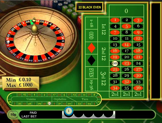 Play Online Roulette