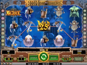 Boom Brothers Video Slot Machine at An Online Casino