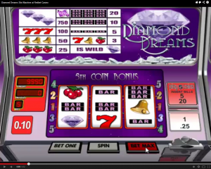 Diamond Dreams Slot Machine at An Online Casino