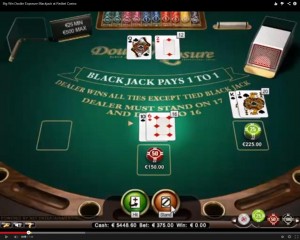 Double Exposure Blackjack at An Online Casino