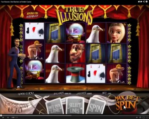 True Illusions Slot Machine at An Online Casino