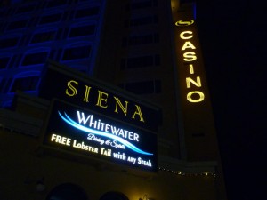 Reno Siena Casino Tower at Night