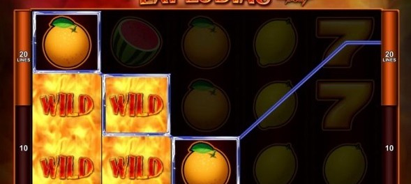 Explodiac Slot Machine at MoneyGaming Casino