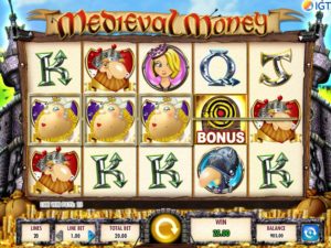 Medieval Money Slot Machine from IGT at MoneyGaming Casino
