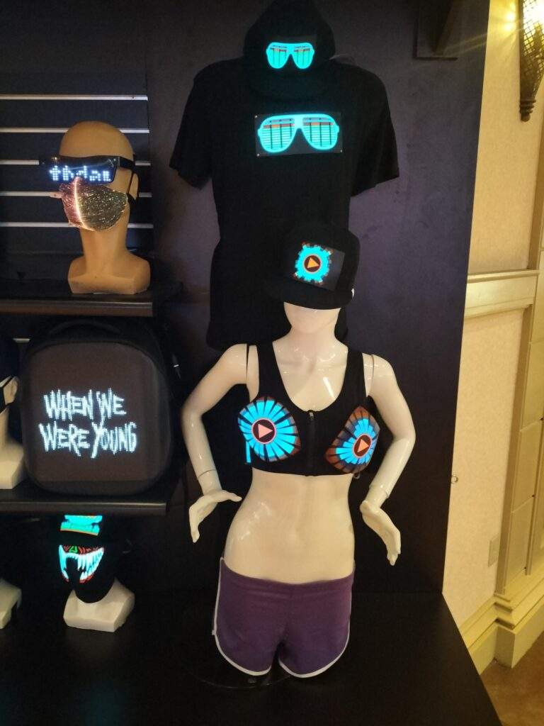 Las Vegas Hats, Bras, T Shirts, Glasses and Backpacks