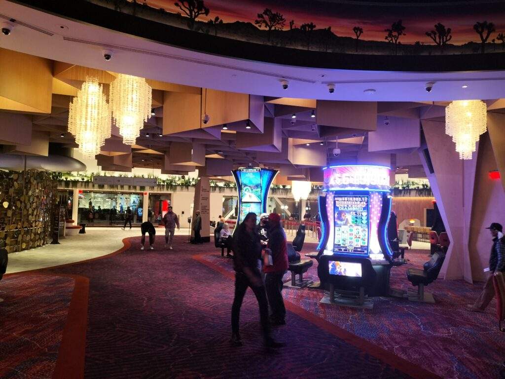 Main Entrance Lobby Area in the Virgin Hotel and Casino in Las Vegas