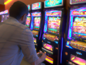 Las Vegas slot machines in a 7_11 store