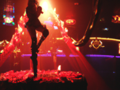 Las Vegas Dancer on Fire